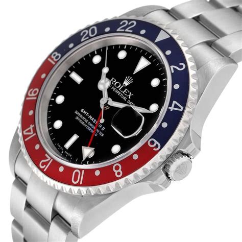 rolex gmt lünette blau rot|rolex gmt master ii gold.